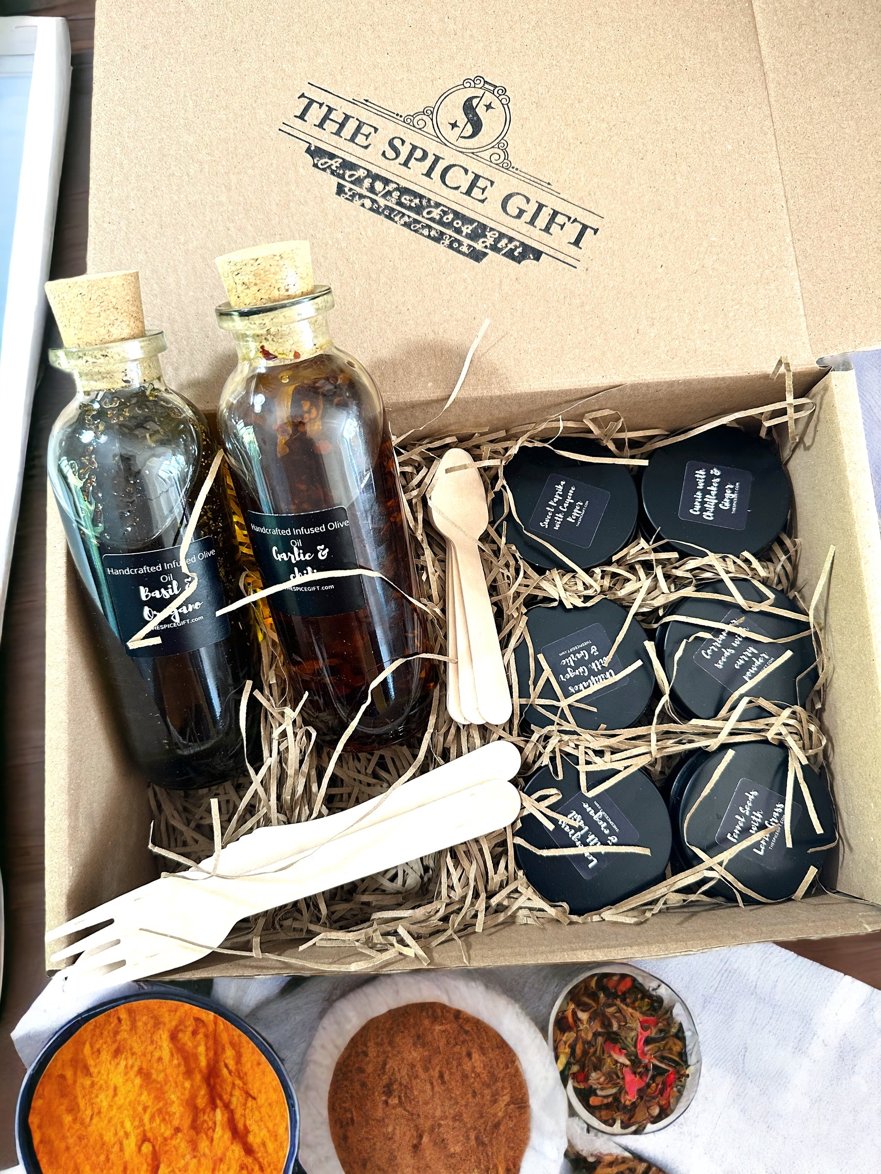 Spice Gift Impress Them Spice Set Infused Olive Oil With Seasoning